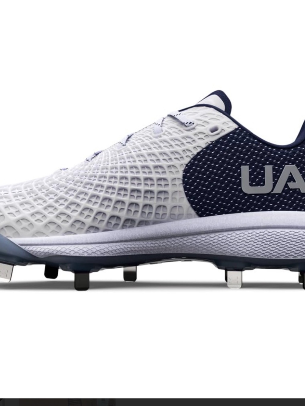 Under Armour Women’s Glyde 2.0 MT White And Midnight  5.5